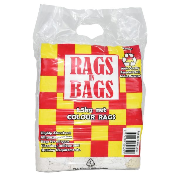 COLOUR SINGLET RAGS 1.5KG BAG