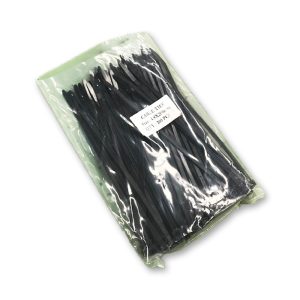 Cable Ties Black 4.8 x 200mm 100pcs/bag