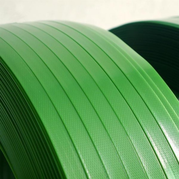Green PET Pallet Strapping 20kg/Roll Width 16mm - Image 3