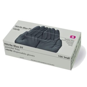 Black Nitrile Disposable Gloves Small 100pcs/Box