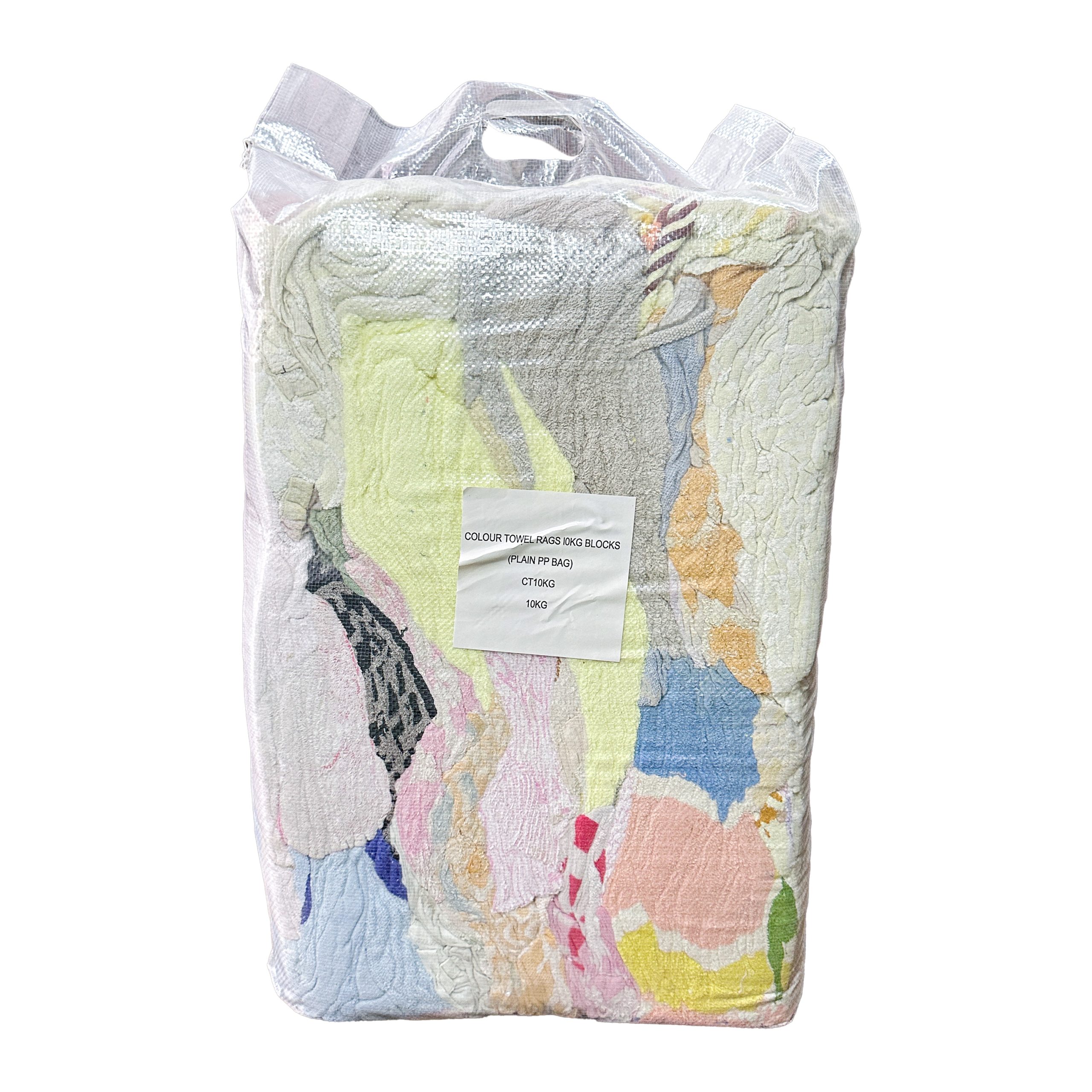 COLOUR TOWEL MIXED RAGS 10KG BAG