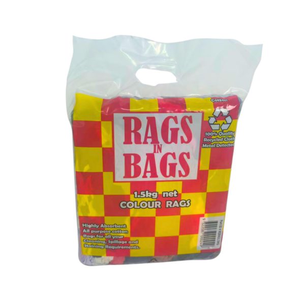 COLOUR SINGLET RAGS 1.5KG BAG